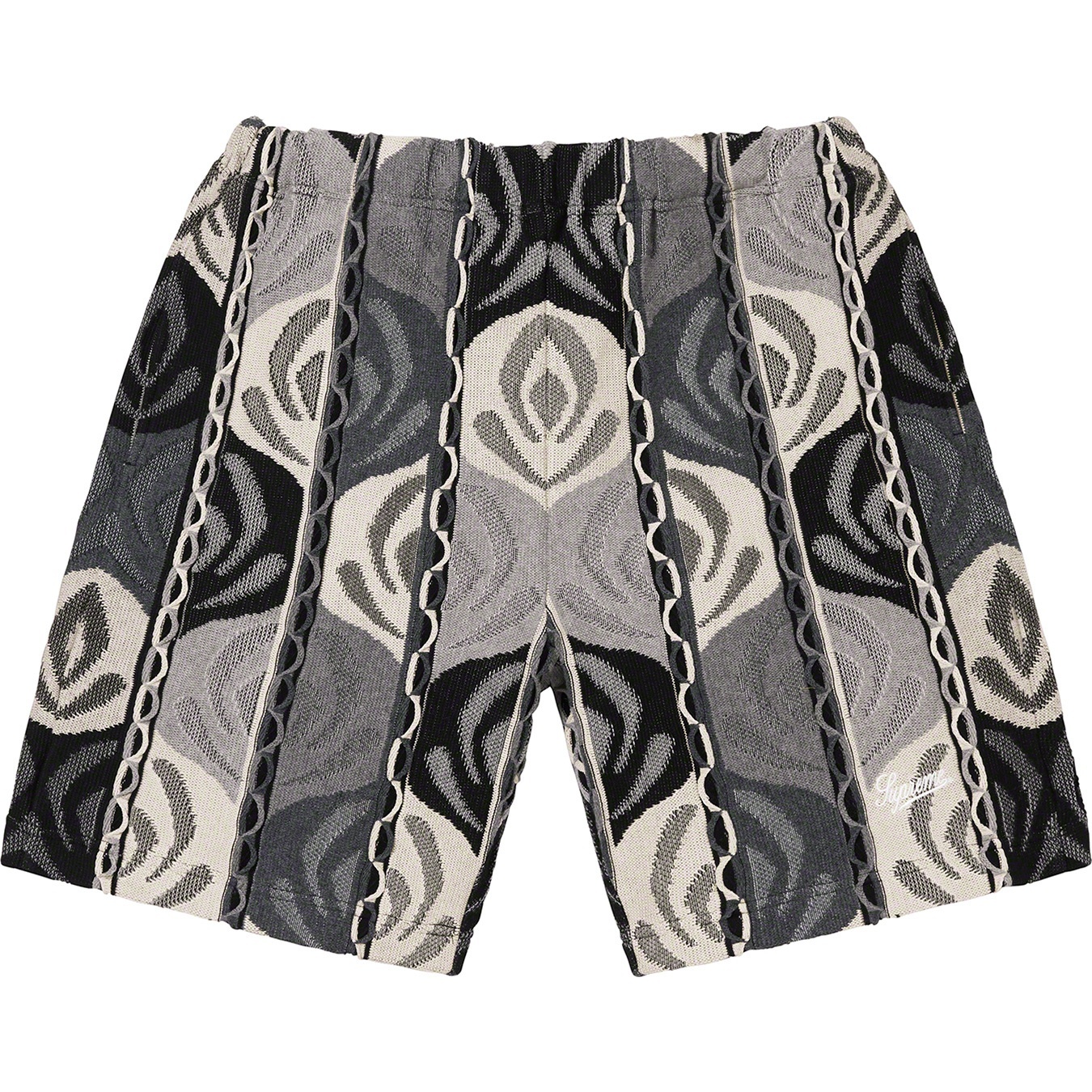 Abstract Textured Knit Short view 8